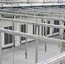 impianto con sistema di distribuzione a barra cava