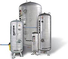 Serbatoi verticali aria compressa