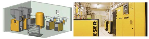 realizzazione impianti aria compressa