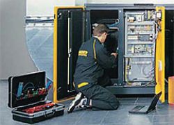 Rental and maintenance of compressed air systems